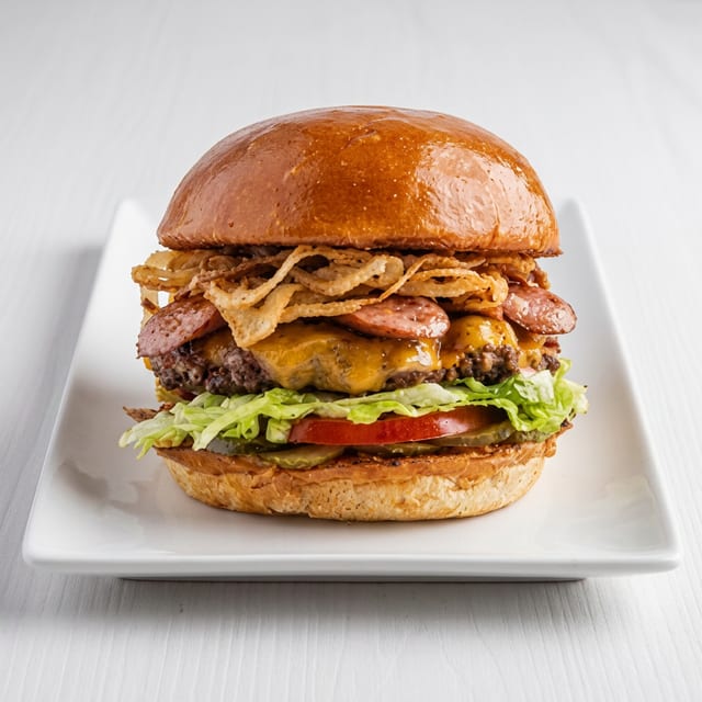 Bacon Chimi Burger.