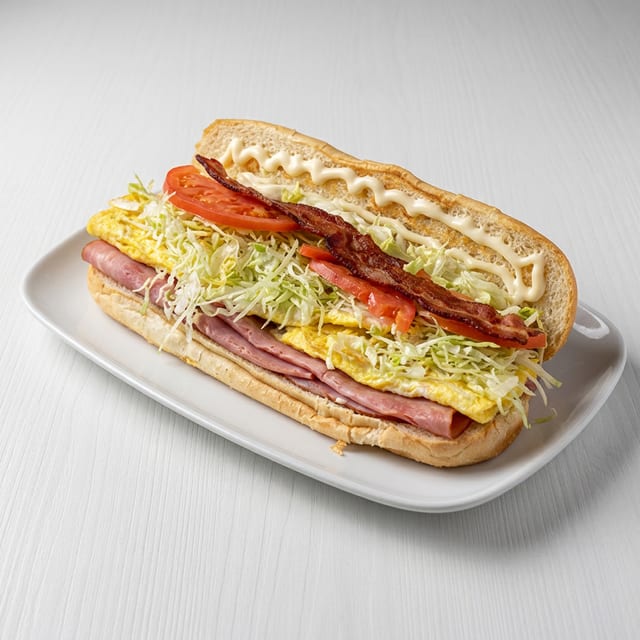 Ham, Egg, Cheese & Bacon (Whole).