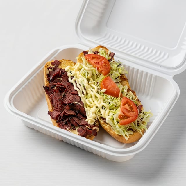 Pastrami & Cheese (Half).